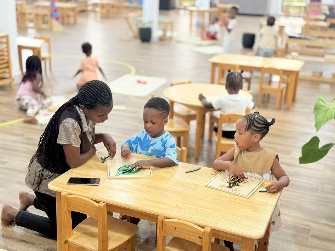 Families Touring Preschool Facilities and Classrooms